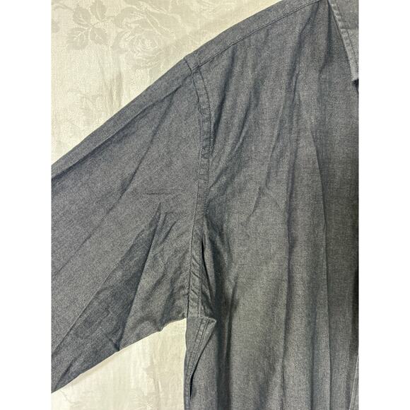 UNTUCKit Button Up XXL Gray Long Sleeve Cotton - Picture 3 of 9